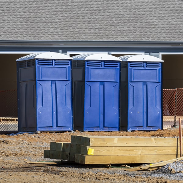 how do you dispose of waste after the portable restrooms have been emptied in Horntown Oklahoma